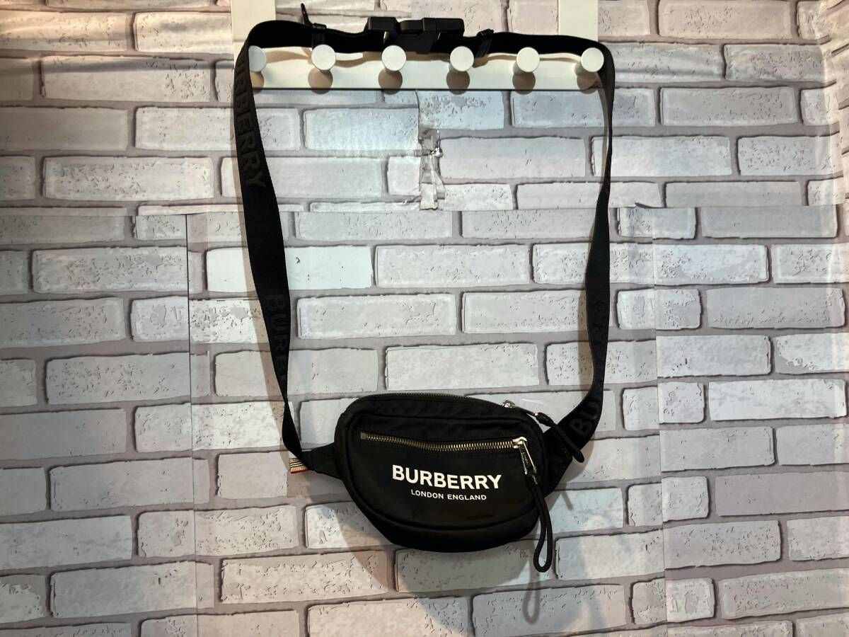 London ボディバッグ 8052887 ナイロン ミニボディバッグ ブラック サイズ普通 インポート