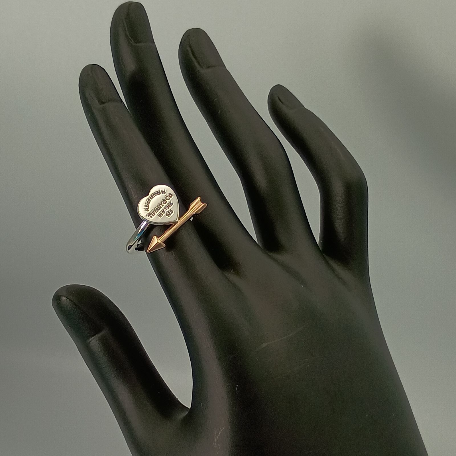 希少 TIFFANY&Co. ティファニー 8号 ラブストラック アロー ハート