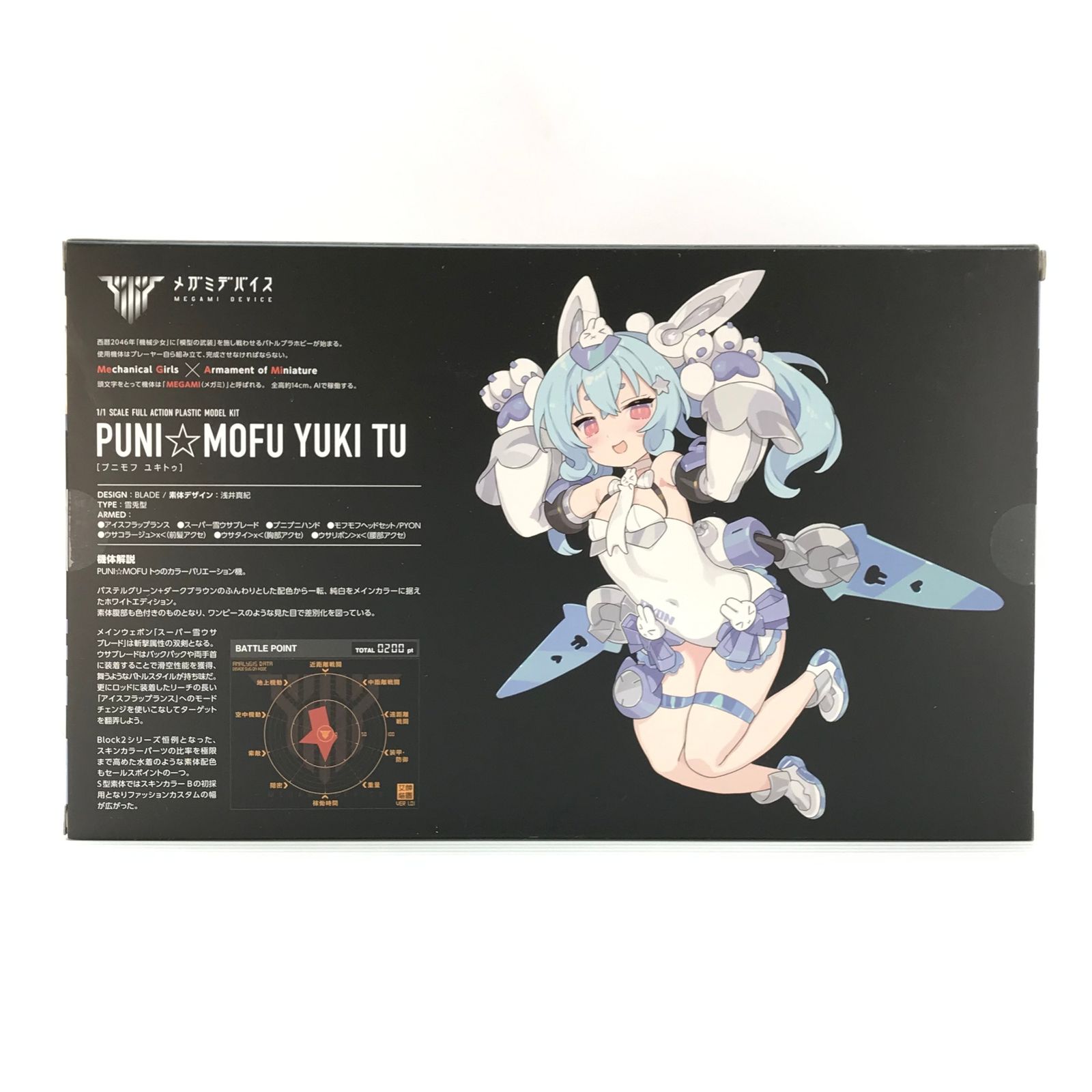 ◎ KOTOBUKIYA プラモデル 特典付 1/1 PUNI☆MOFU 雪トゥ 「メガミ