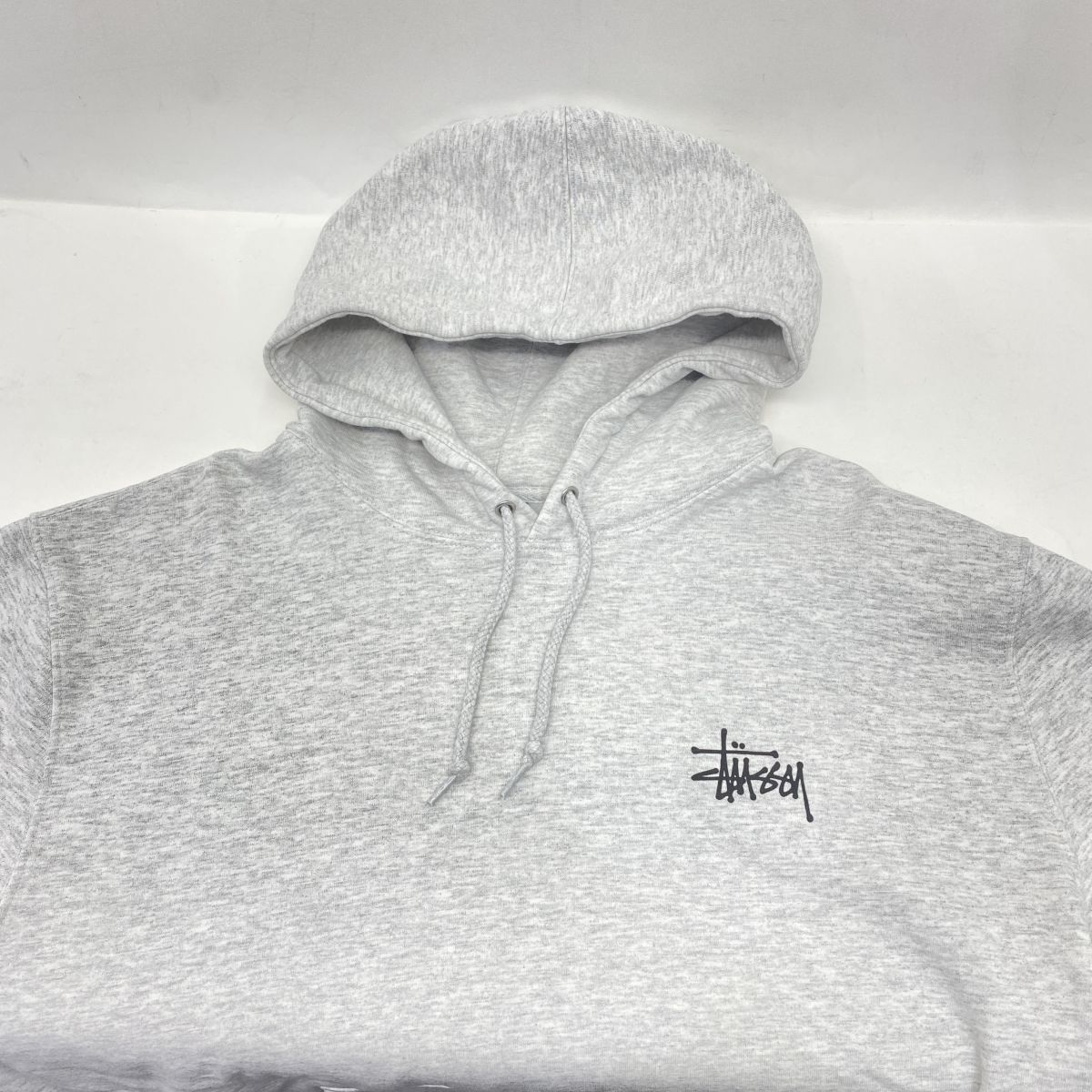 ❗️期間限定SALE❗️ステューシー ベーシック プルオーバーフーディ グレーL STUSSY ステューシー BASIC STUSSY HOODIE ベーシックフーディ XL