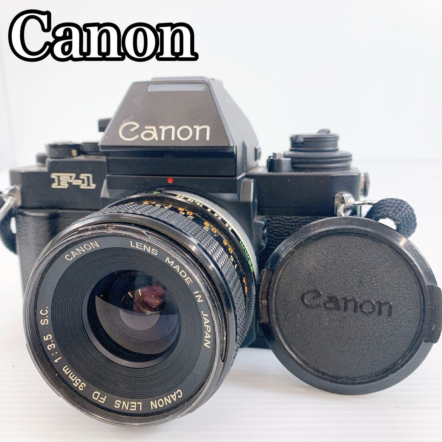 H 140 Canon F 1 フィルムカメラ 本体 FD 35 mm 3 5 S C レンズセット ブラック mm単焦点 旧FDマウント マニュアル撮影向け