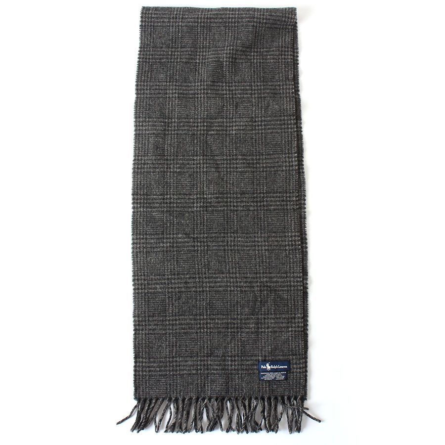 26390 美品 POLO RALPH LAUREN ポロラルフローレン マフラー チェック