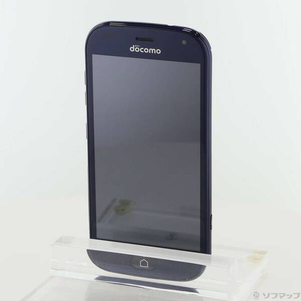 中古品〕 らくらくスマートフォン 32GB ネイビー F-42A docomo【247