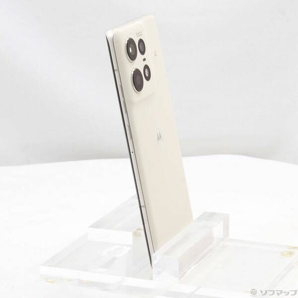 中古品〕 motorola edge 50s pro 256GB バニラクリーム MOSAH3