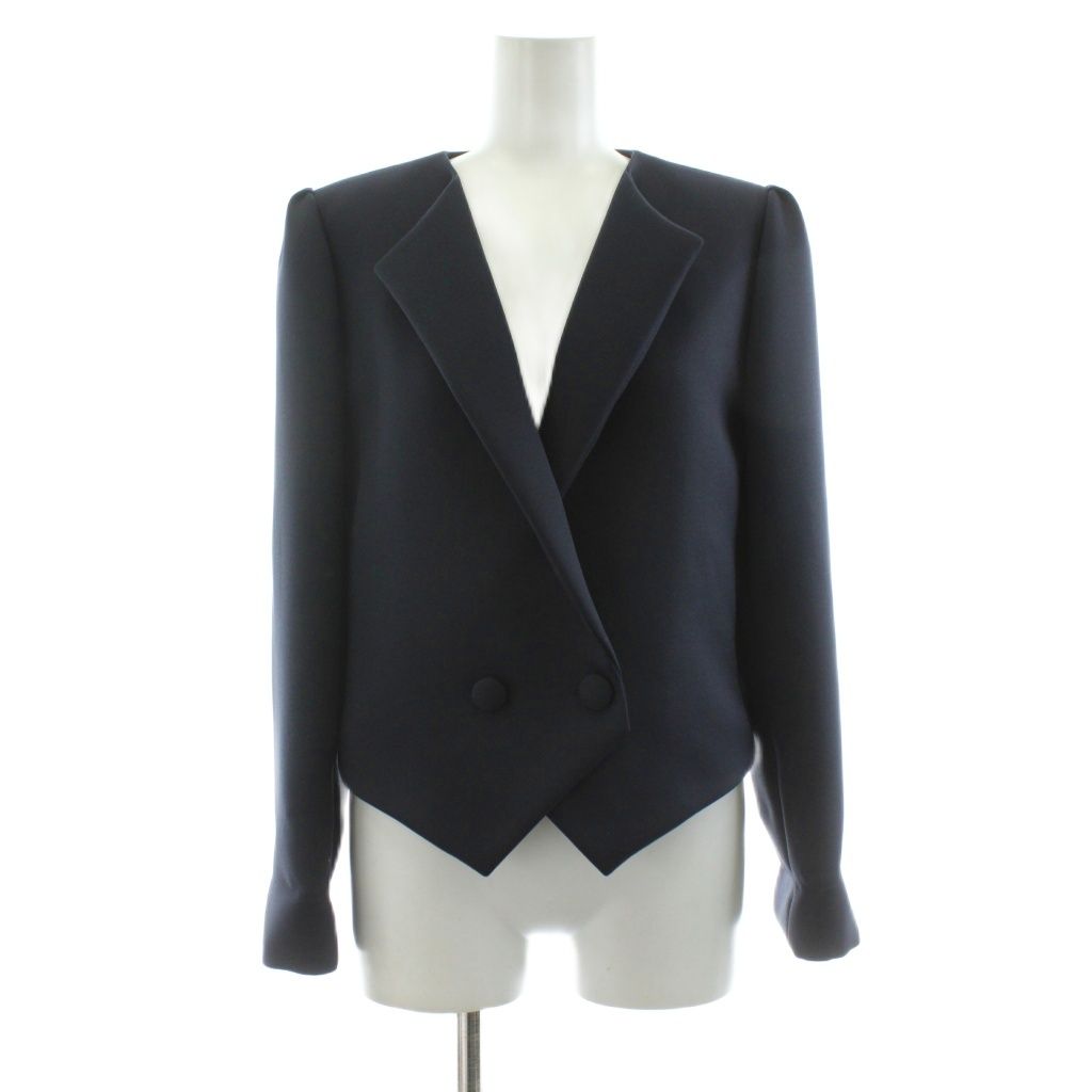 未使用✨デイジーリン フォクシー ロゴボタン ダブルテーラードジャケット 40 デイジーリンフォクシー DAISY LIN For FOXEY 23年製 Formal Jacket