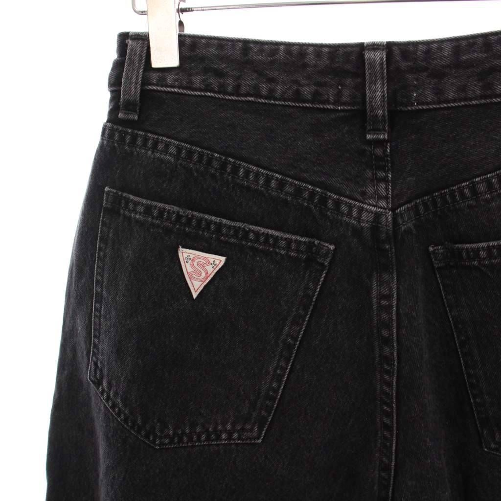 シシクイ SHISHIKUI Dad デニムパンツ ワイド ジーンズ 32 ブラック