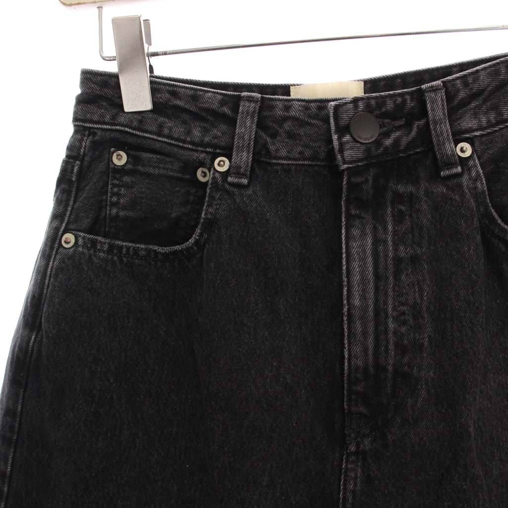 シシクイ SHISHIKUI Dad デニムパンツ ワイド ジーンズ 32 ブラック