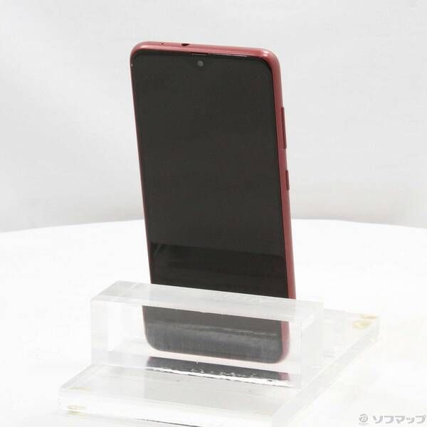 スマートフォン・携帯電話 〔品〕 Galaxy A22 5G 64GB レッド SC-56B