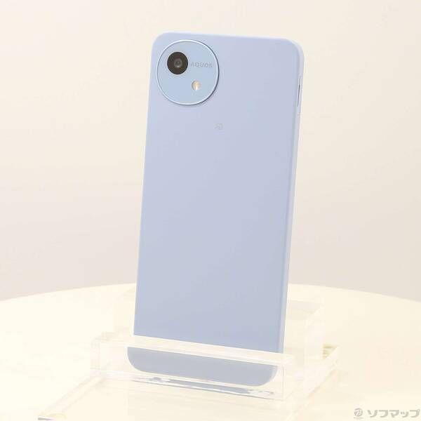 中古品〕 AQUOS wish4 64GB ブルー SH-52E docomo SIMフリー【295