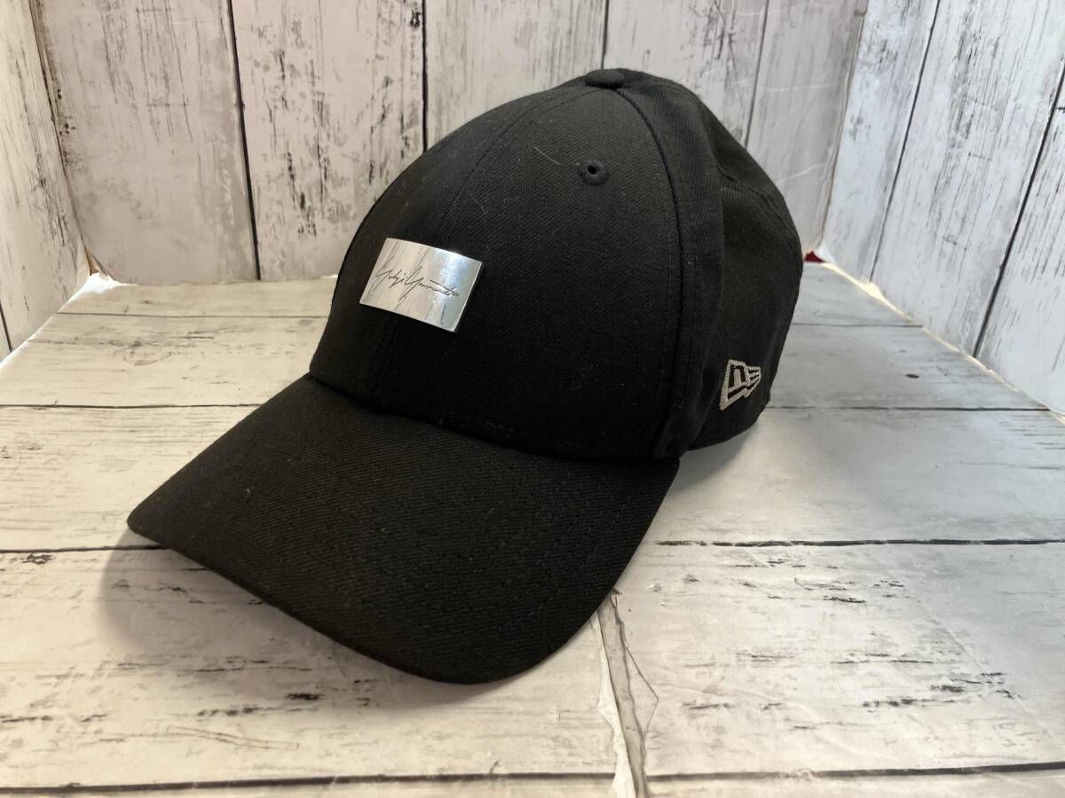 YOHJI POUR HOMME ヨウジヤマモト プールオム キャップ ERE HN H 86 863 メタルプレート ブラック モード