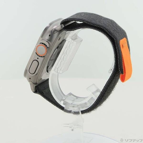 〔 品〕 Apple Watch Ultra GPS Cellular 49 mm チタニウムケース ブラック グレイトレイルループ 297