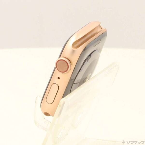 〔 品〕 Apple Watch Series 4 GPS Cellular 44 mm ゴールドアルミニウムケース バンド無し 247