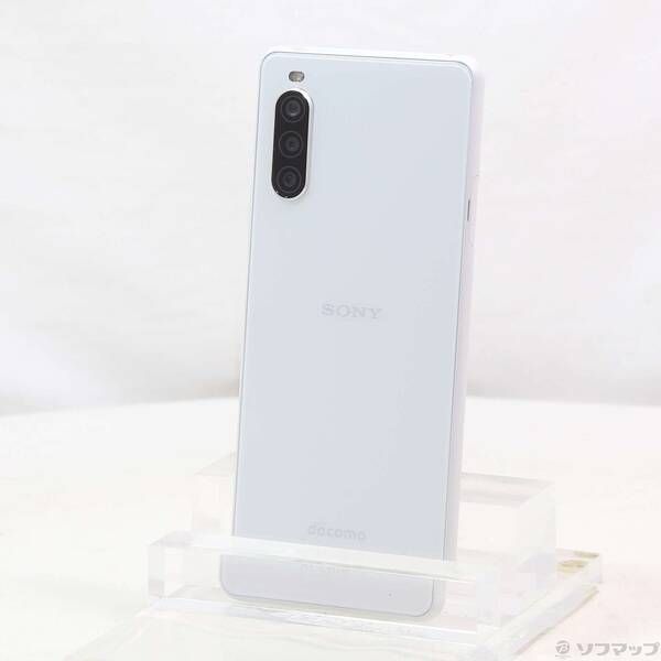 中古品〕 Xperia 10 II 64GB ホワイト SO-41A docomoロック解除SIM