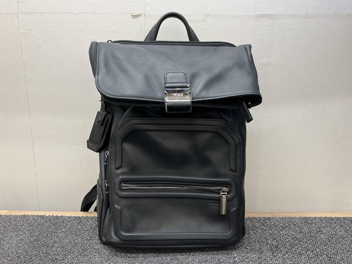 TUMI Business Backpack トゥミ ビジネスバッグパック メンズ リュック ブラック 通勤用