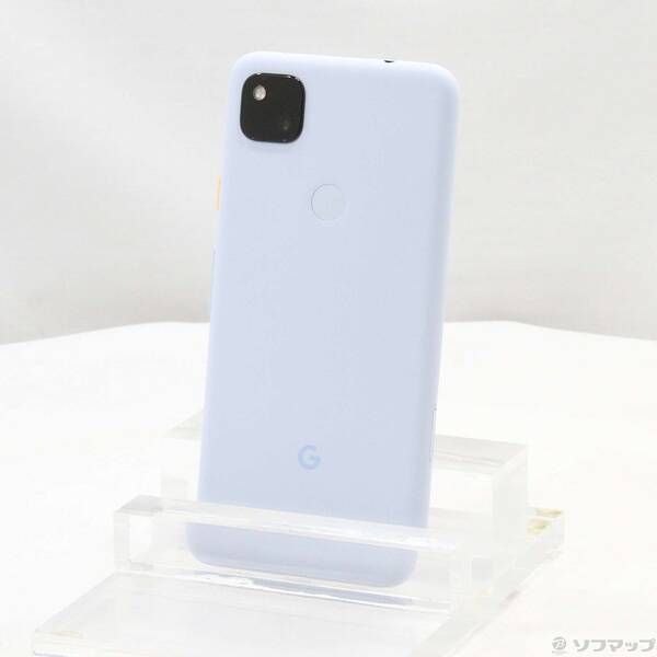 中古品〕 Google Pixel 4a 128GB ベアリーブルー G025M SoftBank【276