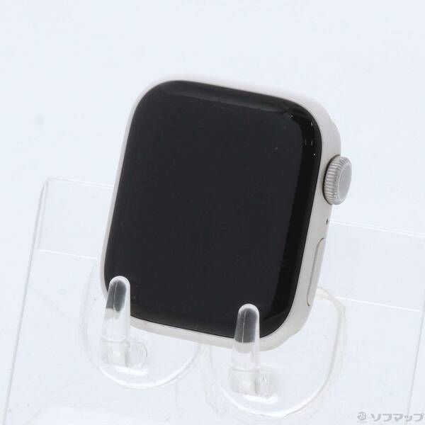 〔 品〕 Apple Watch Series 7 GPS 41 mm スターライトアルミニウムケース バンド無し 258