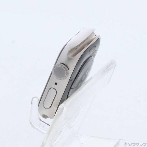 〔 品〕 Apple Watch Series 7 GPS 41 mm スターライトアルミニウムケース バンド無し 258