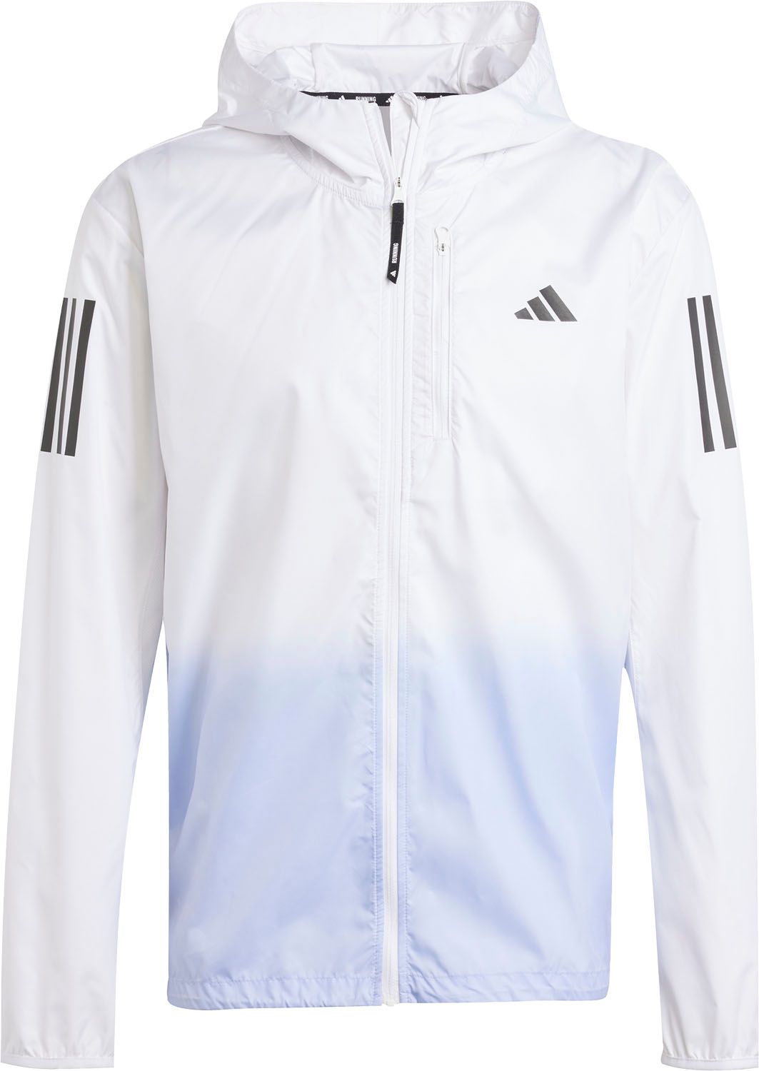 アディダス adidas オウン ザ ラン カラーブロック ジャケット KVL60 JC9892 ホワイト/バイオレッ