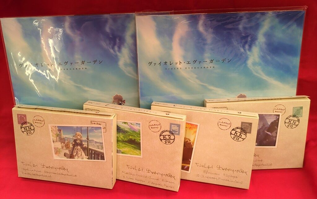 アニメBlu ray ケース 修正版 付 ヴァイオレット エヴァーガーデン 全4巻 セット