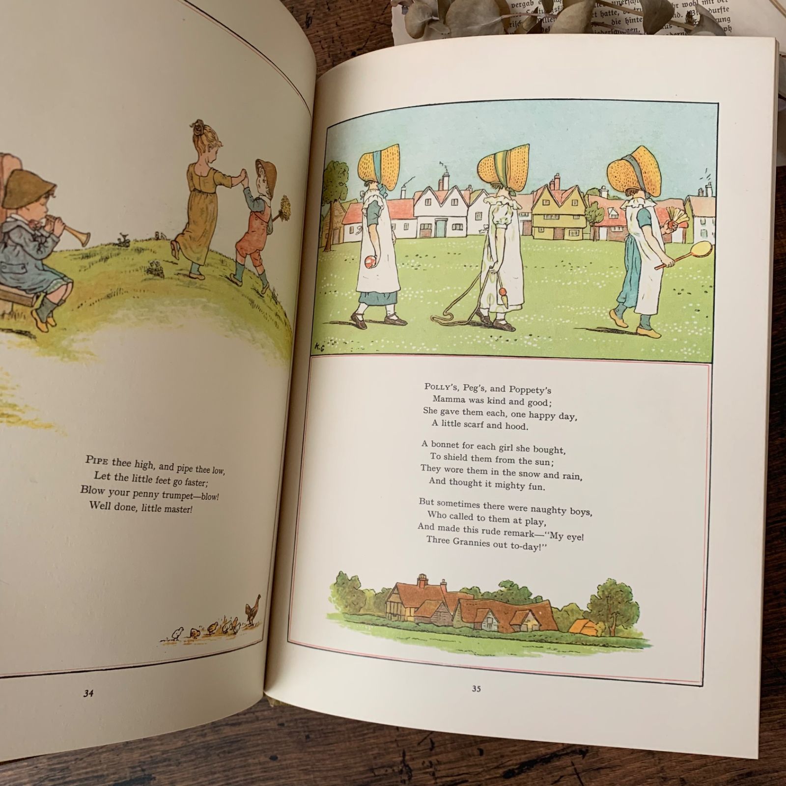 Rika様ご確認商品】ヴィンテージ 洋書 絵本 Under the Window｜Kate