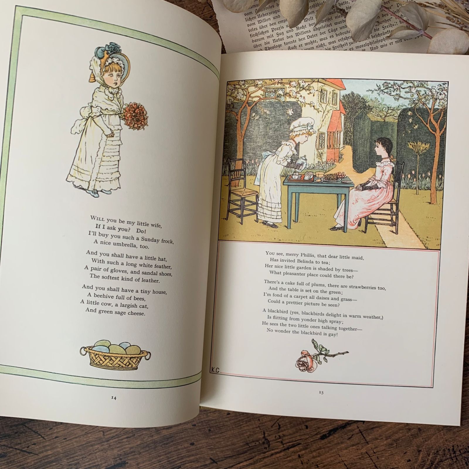 Rika様ご確認商品】ヴィンテージ 洋書 絵本 Under the Window｜Kate