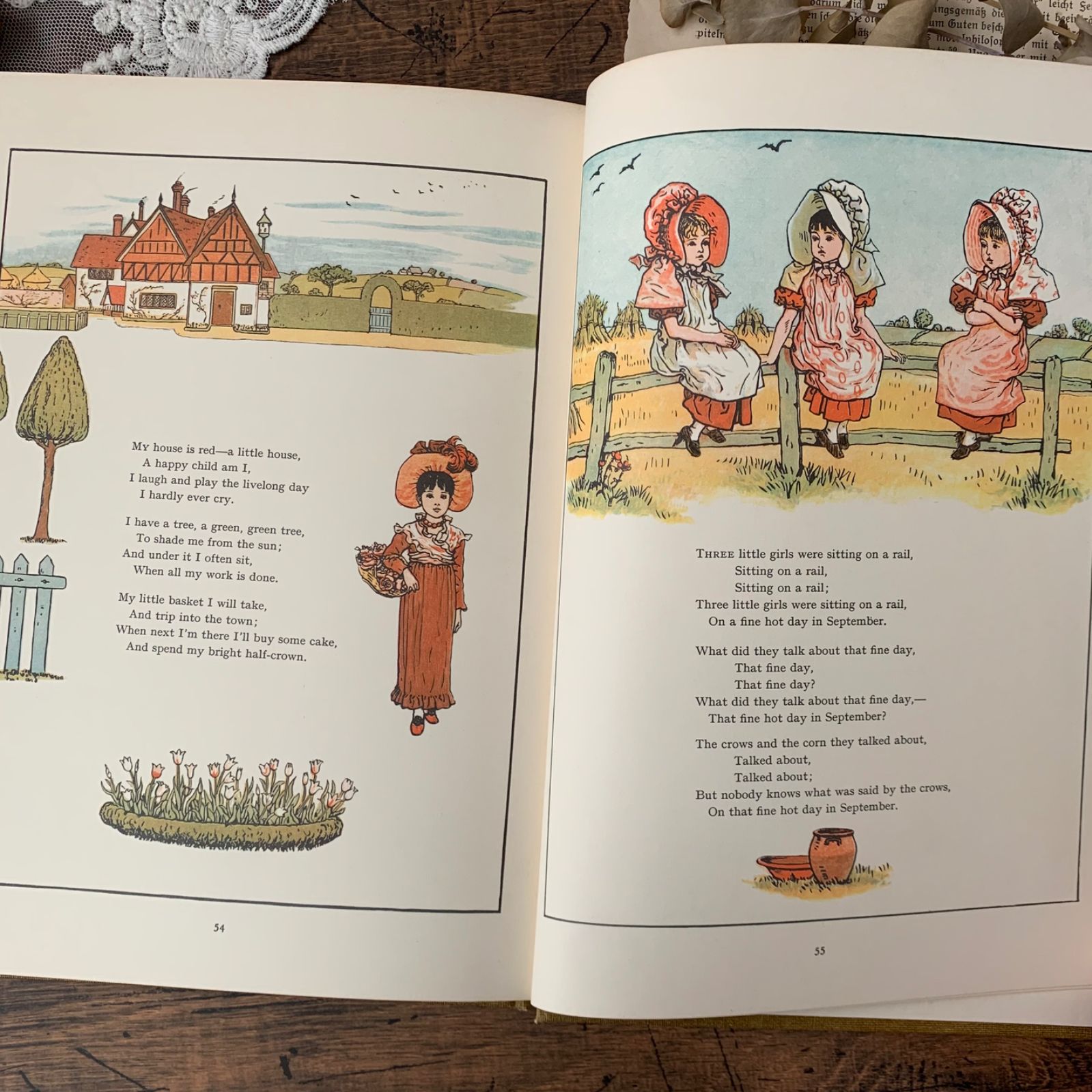 Rika様ご確認商品】ヴィンテージ 洋書 絵本 Under the Window｜Kate