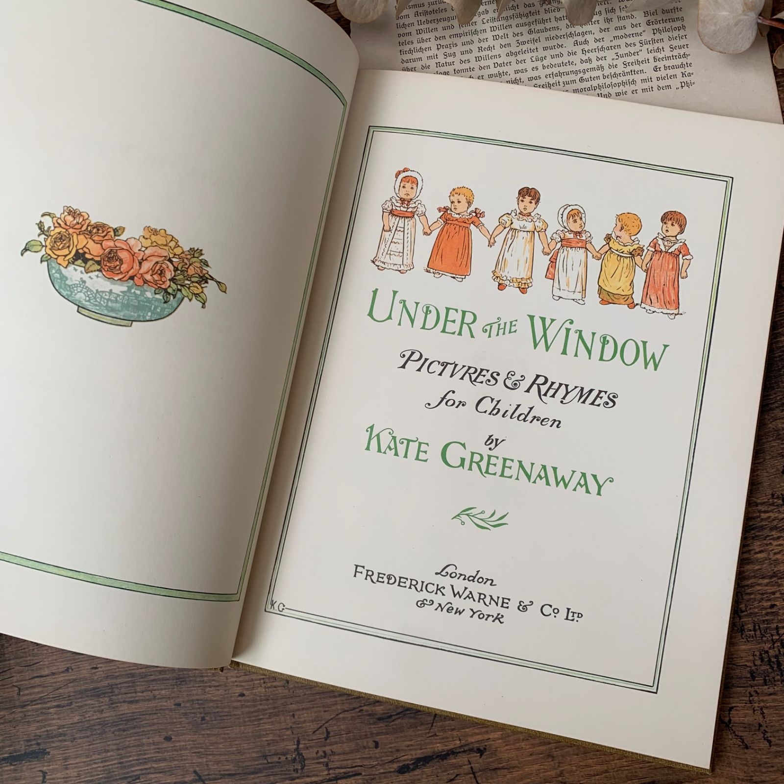Rika様ご確認商品】ヴィンテージ 洋書 絵本 Under the Window｜Kate