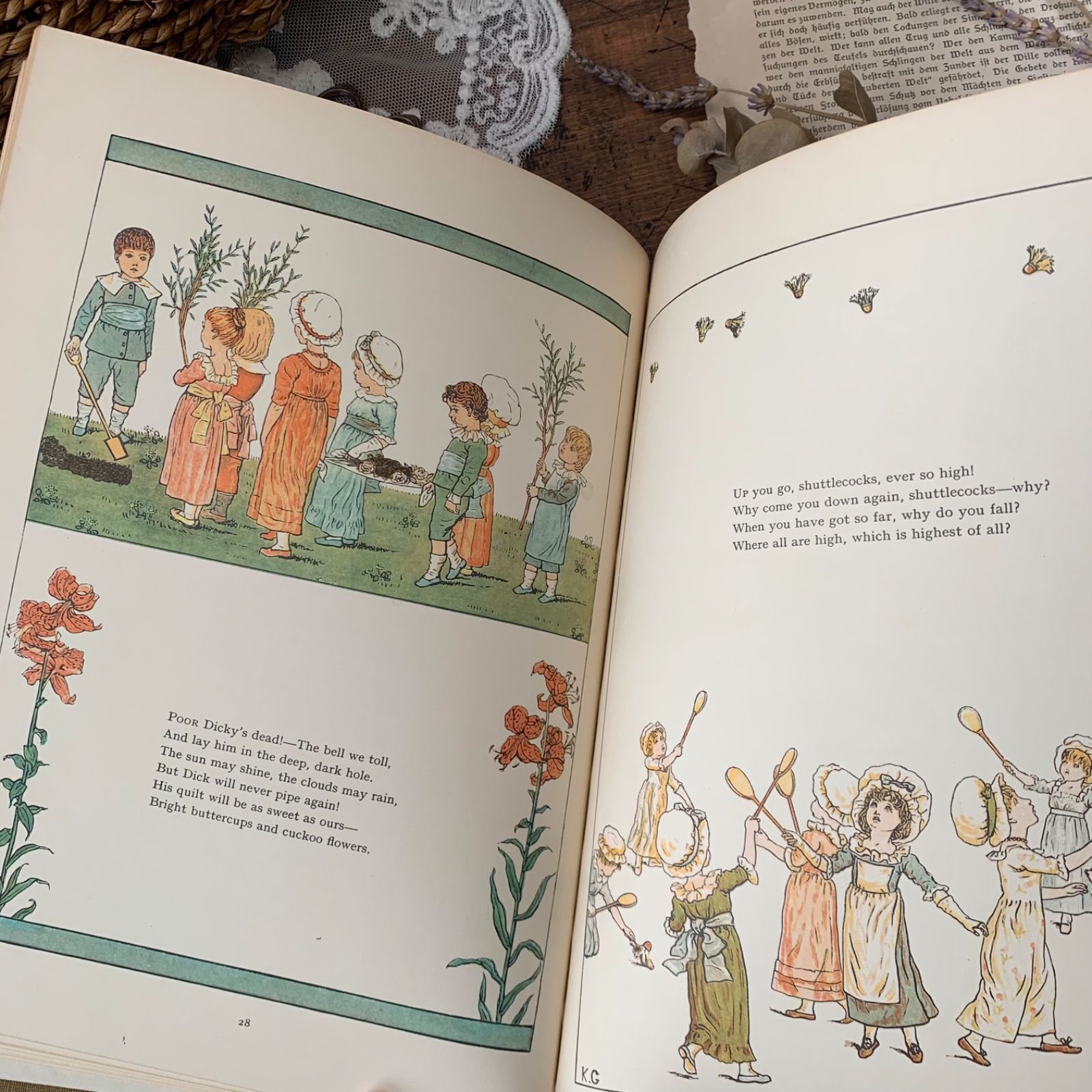 Rika様ご確認商品】ヴィンテージ 洋書 絵本 Under the Window｜Kate