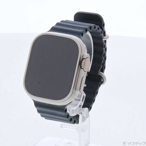 〔 品〕 Apple Watch Ultra 2 GPS Cellular 49 mm チタニウムケース ブルーオーシャンバンド 269