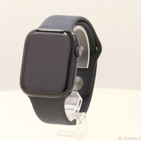 〔 品〕 Apple Watch Series 7 GPS 45 mm ミッドナイトアルミニウムケース ミッドナイトスポーツバンド 262