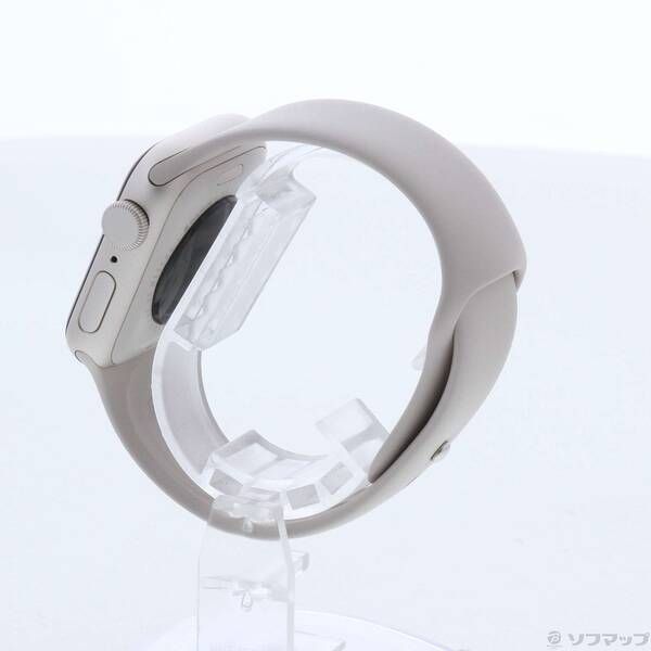 〔 品〕 Apple Watch SE 第2世代 GPS 40 mm スターライトアルミニウムケース スターライトスポーツバンド 297