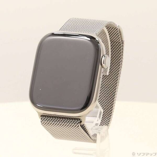 〔 品〕 Apple Watch Series 10 GPS Cellular 46 mm ナチュラルチタニウムケース ナチュラルミラネーゼループ 297