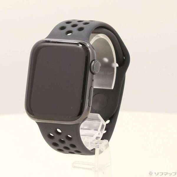 〔 品〕 Apple Watch SE 第1世代 Nike GPS 44 mm スペースグレイアルミニウムケース アンスラサイト ブラックNikeスポーツバンド 269