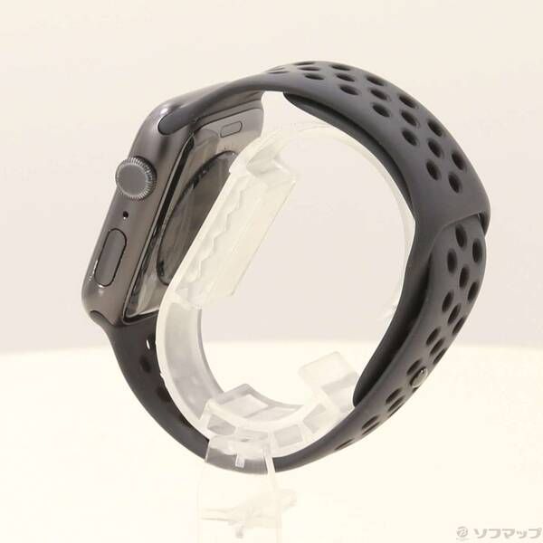 〔 品〕 Apple Watch SE 第1世代 Nike GPS 44 mm スペースグレイアルミニウムケース アンスラサイト ブラックNikeスポーツバンド 269
