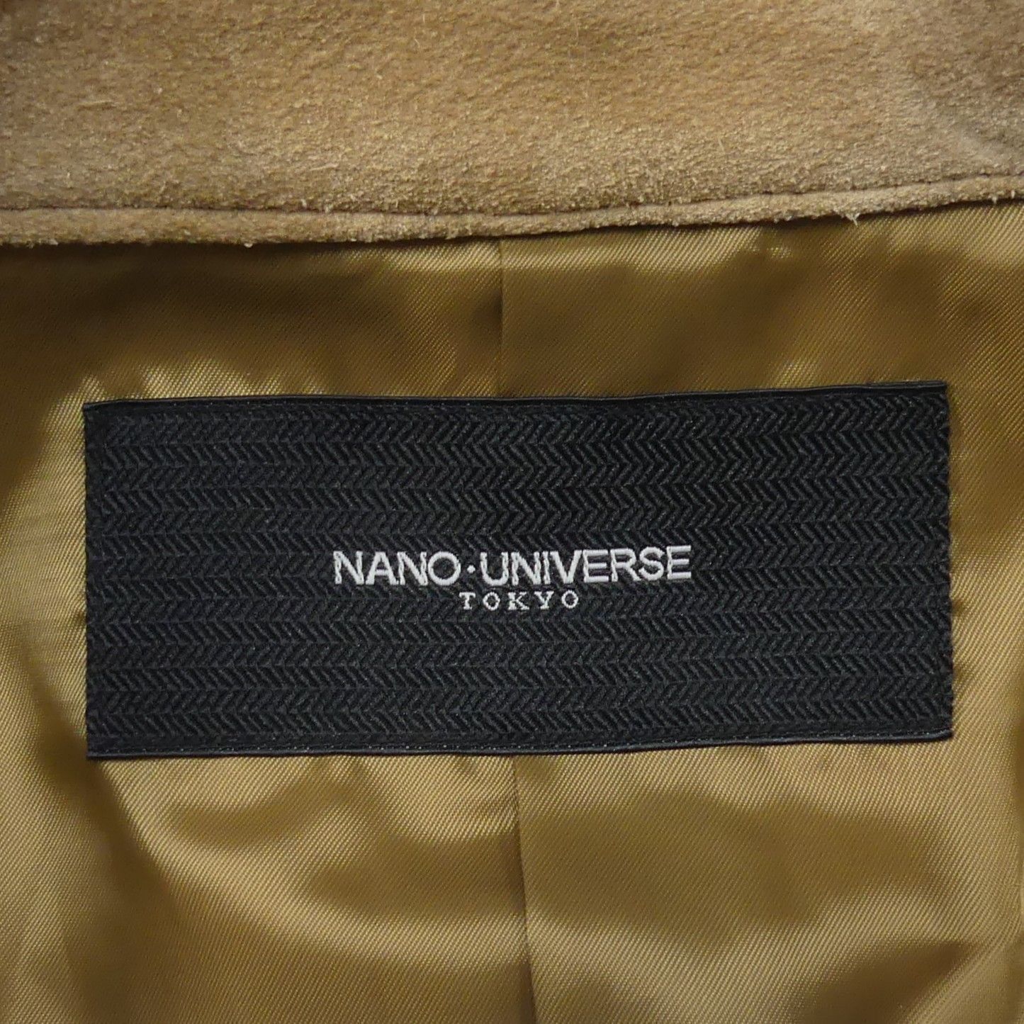 NANO UNIVERSE ナノユニバース ライダースジャケット L スエード 