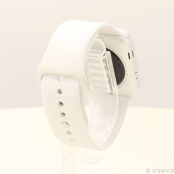  〔 品〕 Apple Watch Series 3 GPS 42 mm シルバーアルミニウムケース ホワイトスポーツバンド 247 Apple Watch本体 スマートウォッチ ウェアラブル
