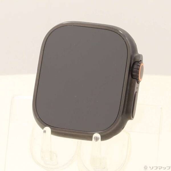 〔 品〕 Apple Watch Ultra 2 GPS Cellular 49 mm ブラックチタニウムケース バンド無し 297