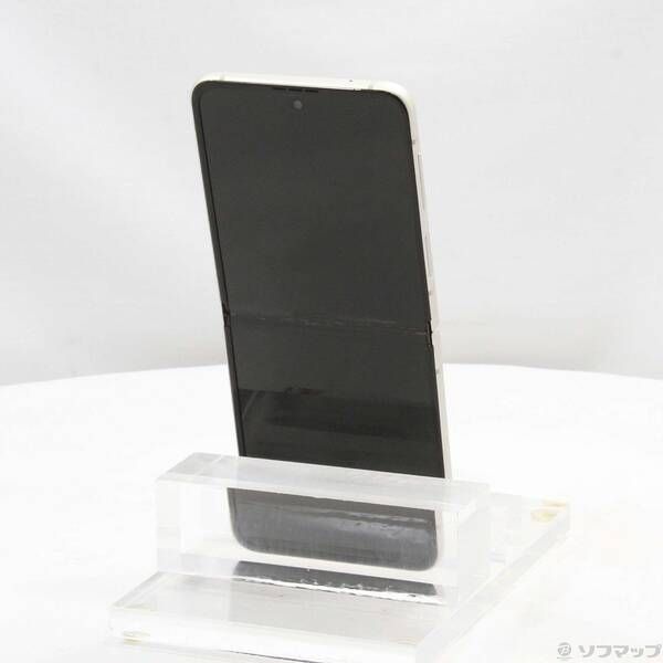 中古品〕 Galaxy Z Flip3 5G 128GB クリーム SC-54B docomo SIMフリー