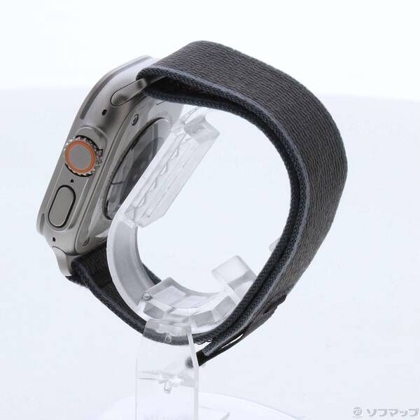 〔 品〕 Apple Watch Ultra 2 GPS Cellular 49 mm チタニウムケース ブルー ブラックトレイルループ 258