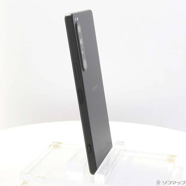 中古品〕 Xperia 1 IV 256GB ブラック SO-51C docomo SIMフリー【377