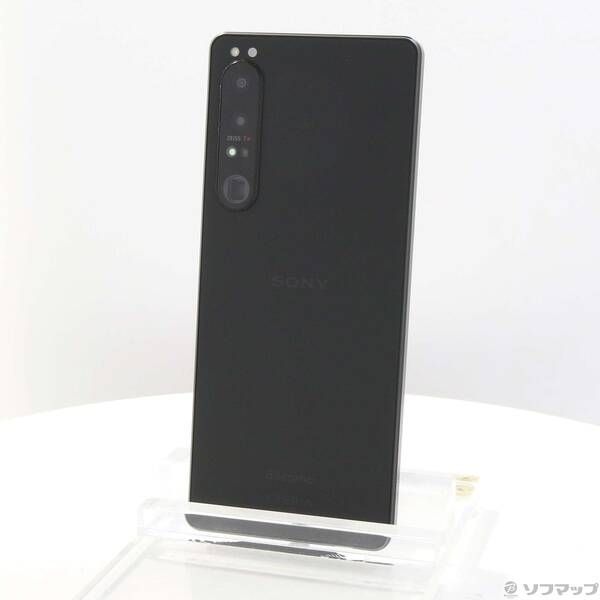 中古品〕 Xperia 1 IV 256GB ブラック SO-51C docomo SIMフリー【377