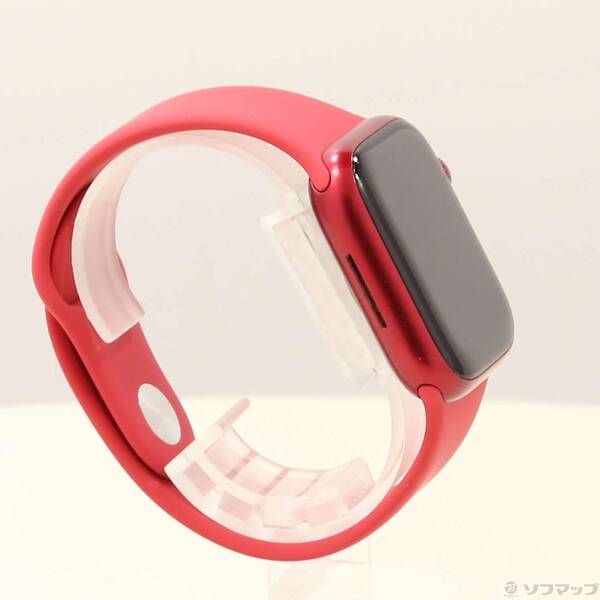 〔 品〕 Apple Watch Series 7 GPS 41 mm PRODUCT REDアルミニウムケース REDスポーツバンド 262 通知機能付き 子供向けスマートウォッチ
