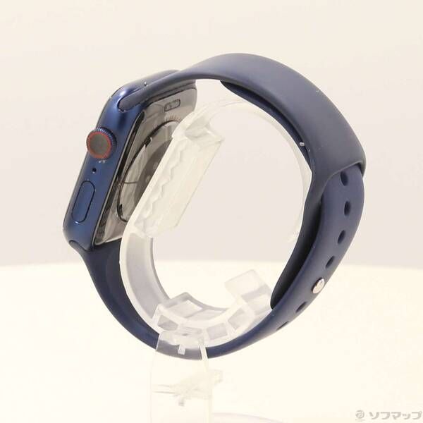 〔 品〕 Apple Watch Series 6 GPS Cellular 44 mm ブルーアルミニウムケース ディープネイビースポーツバンド 262