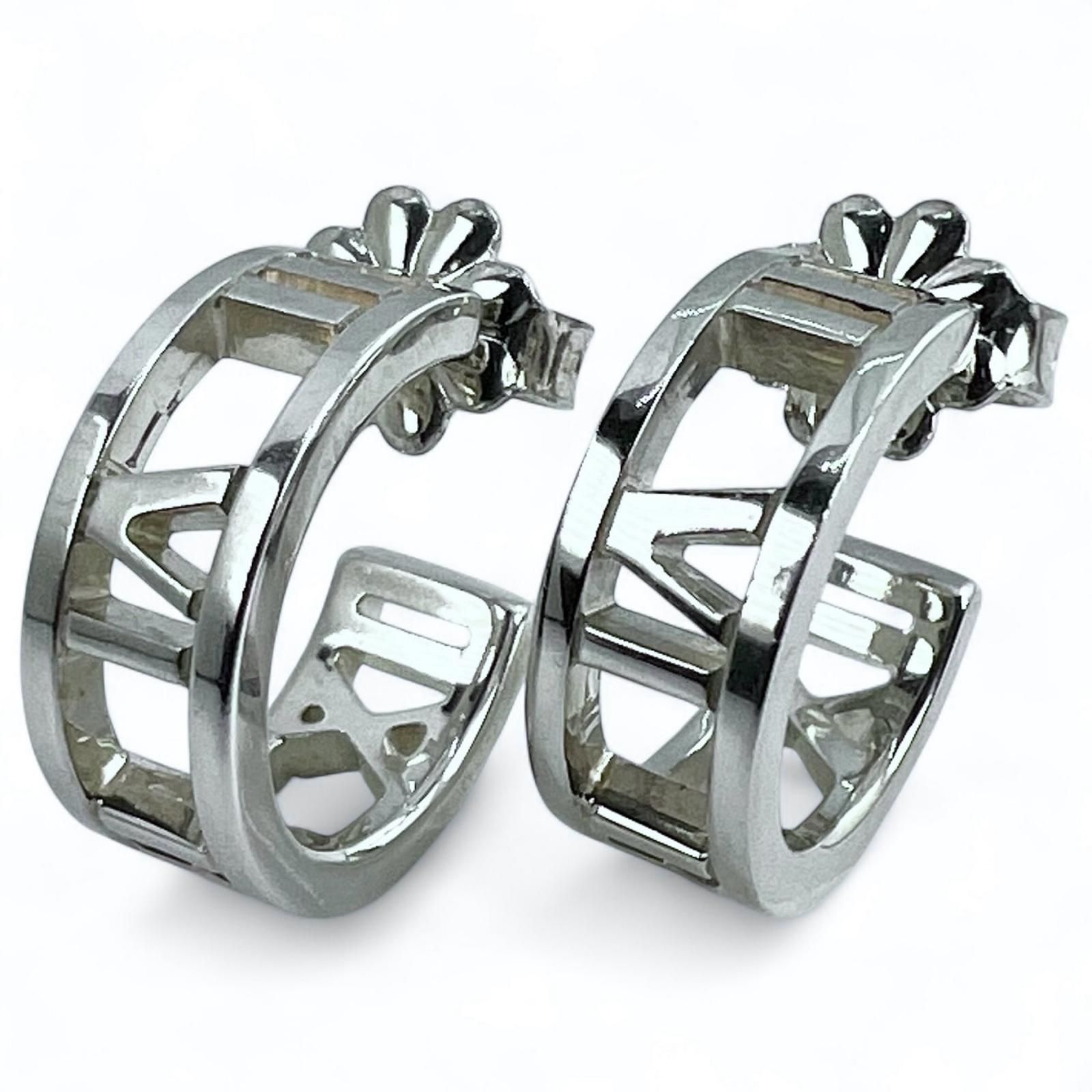 極美品△TIFFANY&Co. ティファニー SV925 アトラス 両耳用 オープン