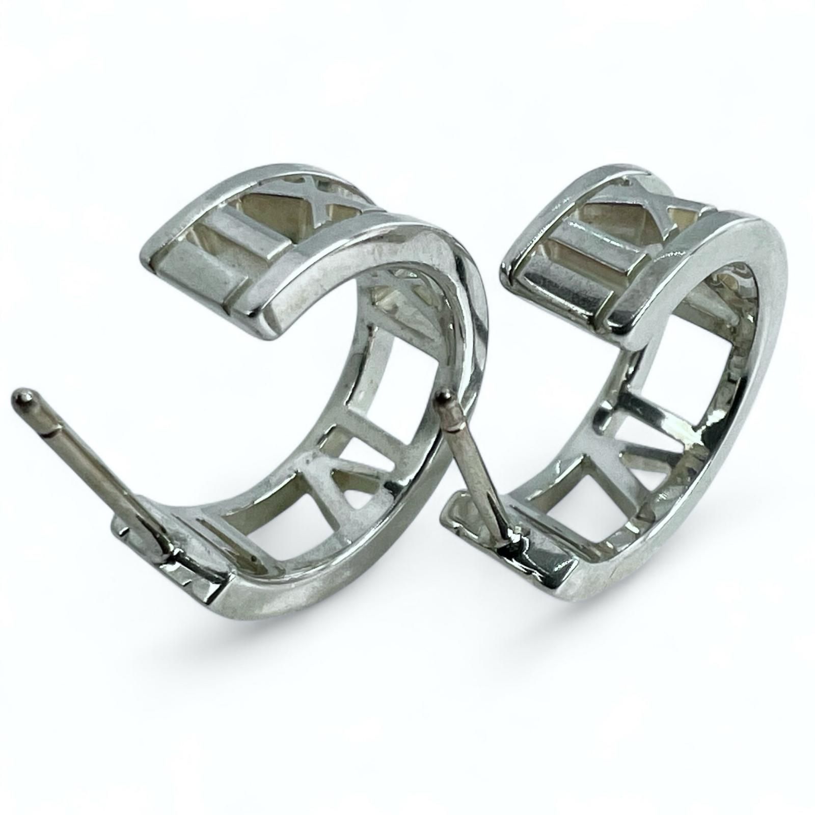 極美品△TIFFANY&Co. ティファニー SV925 アトラス 両耳用 オープン