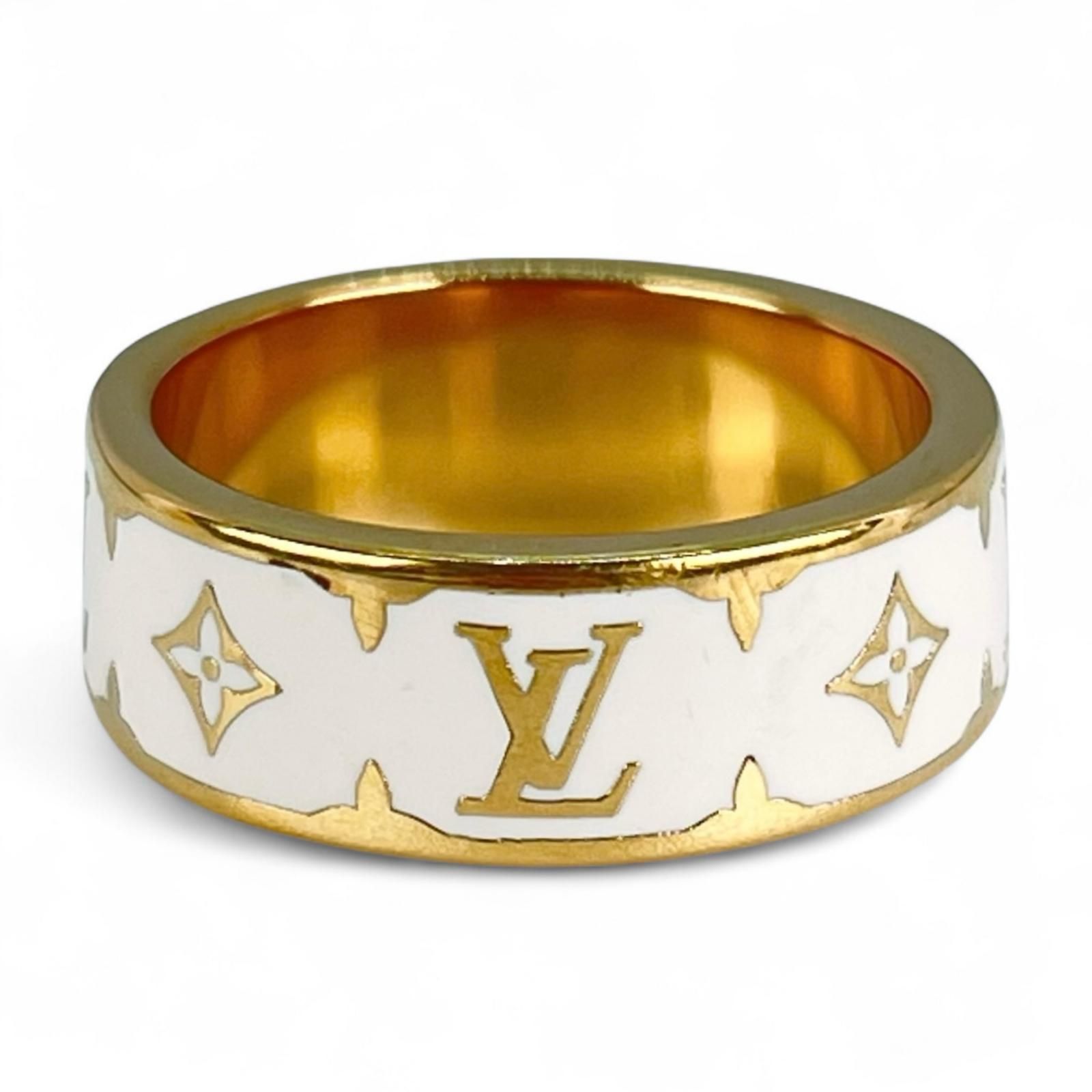 美品△LOUIS VUITTON ルイヴィトン M1565L リング ナノ グラム