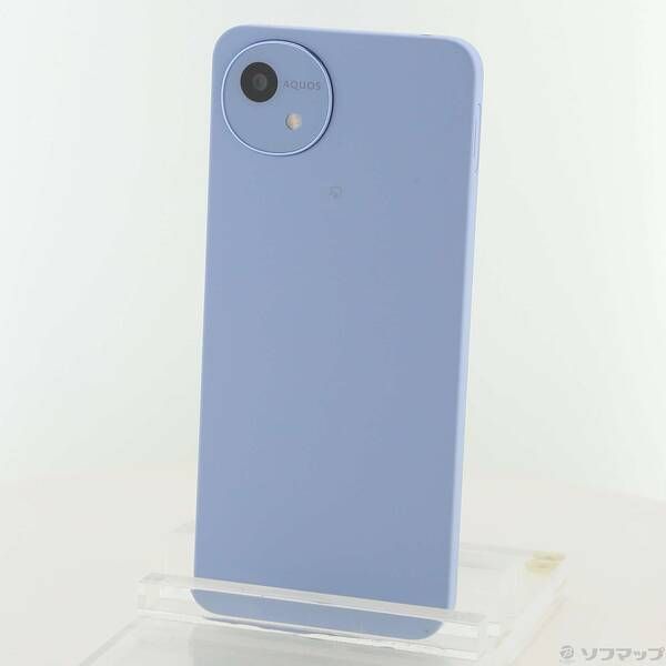 中古品〕 AQUOS wish4 64GB ブルー SH-52E docomo SIMフリー【297