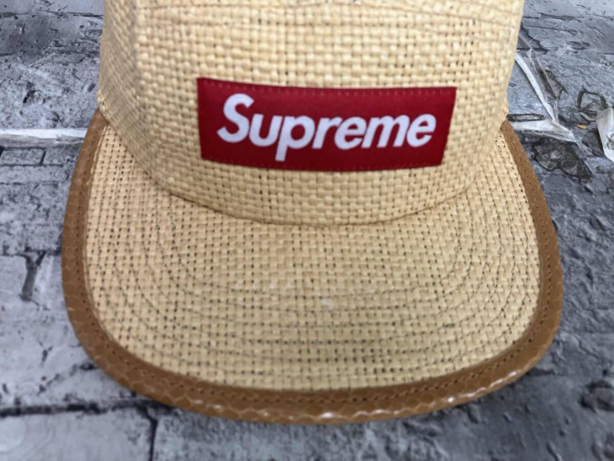 Supreme raffia camp cap キャップ その他 帽子 メンズ