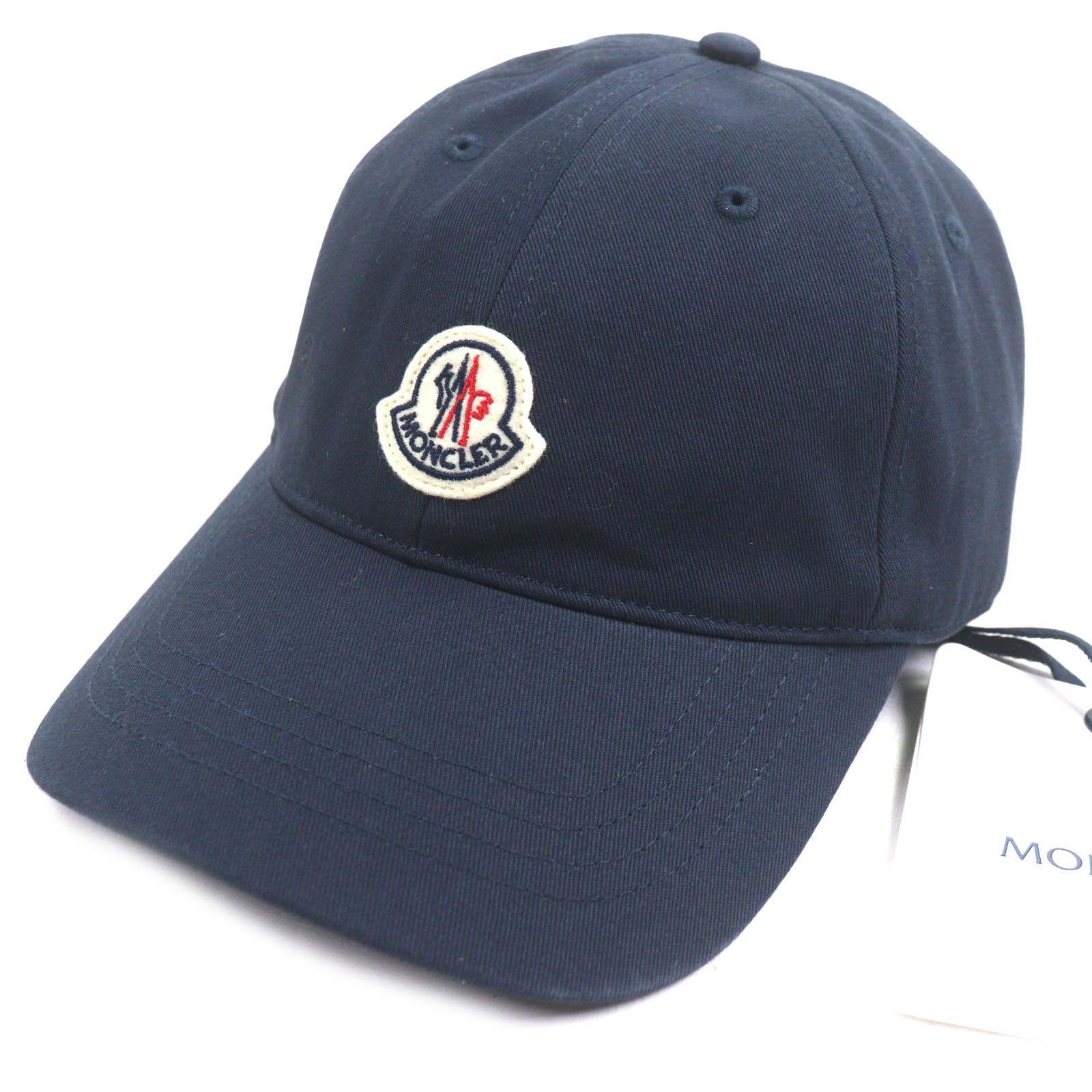 未使用品▽MONCLER モンクレール BERRETTO BASEBALL ロゴワッペン