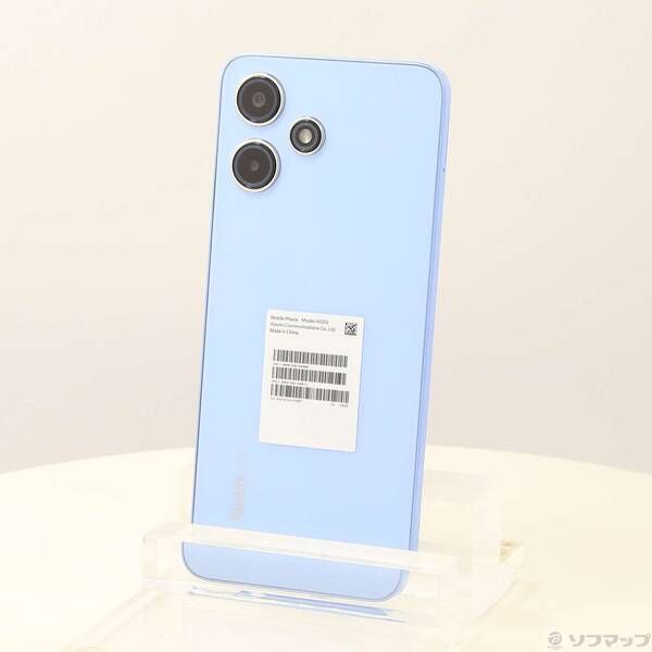 中古品〕 Redmi 12 5G 128GB スカイブルー XIG03 au SIMフリー【258